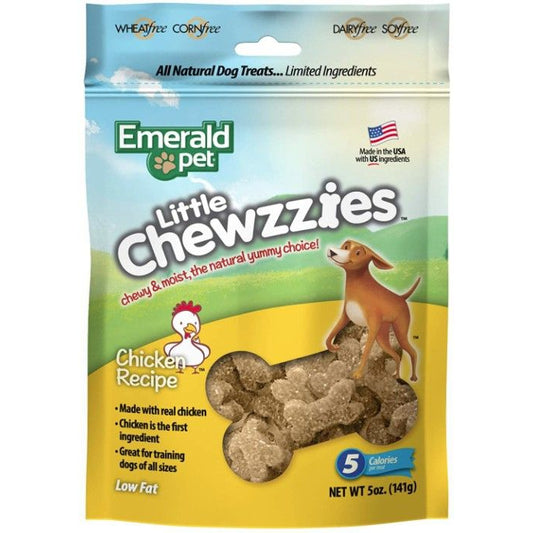 Emerald Pet Little Chewzzies Soft Training Treats Chicken Recipe-Dog-Emerald Pet-5 oz-