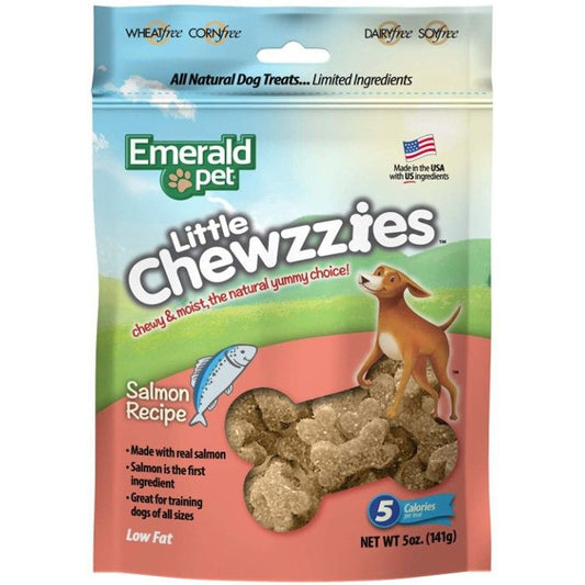 Emerald Pet Little Chewzzies Soft Training Treats Salmon Recipe-Dog-Emerald Pet-5 oz-