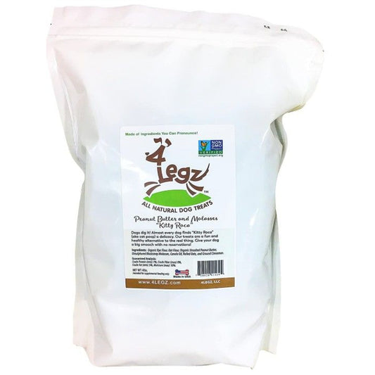 4Legz Kitty Roca Crunchy Dog Cookies Peanut Butter and Molasses-Dog-4Legz-4 lbs-