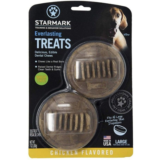 Starmark Everlasting Chicken Flavor Treats Large-Dog-Starmark-1 count-