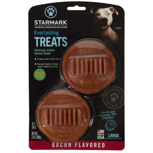 Starmark Everlasting Bacon Flavor Treats Large-Dog-Starmark-1 count-