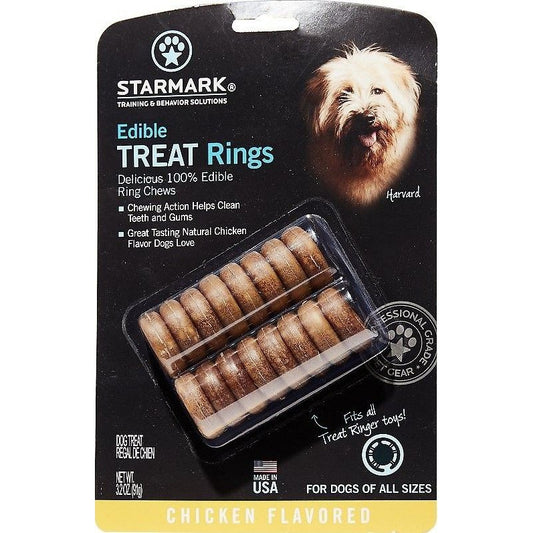 Starmark Edible Treat Rings Chicken Flavor-Dog-Starmark-1 count-