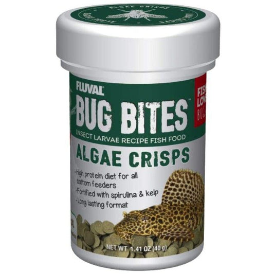 Fluval Bug Bites Algae Crisps-Fish-Fluval-1.41 oz-