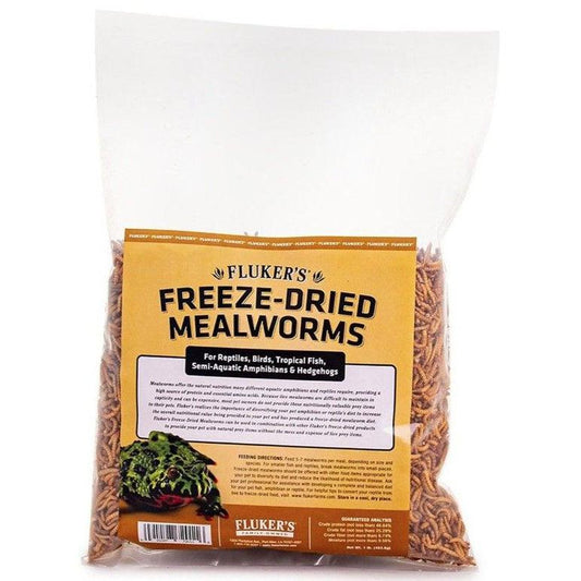 Flukers Freeze-Dried Mealworms-Reptile-Flukers-1 lb-
