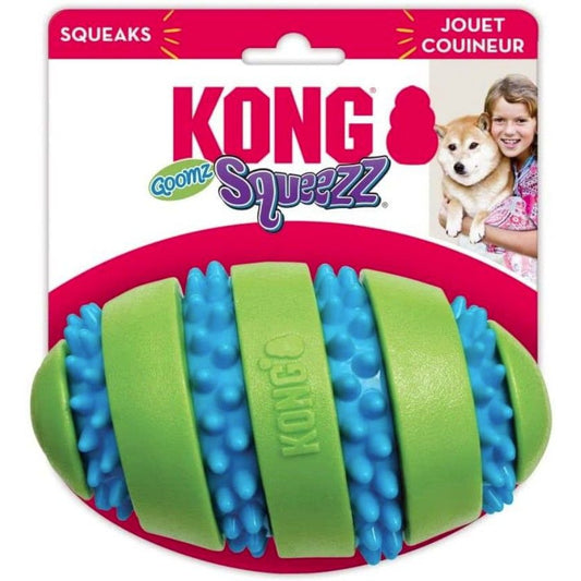 KONG Squeezz Goomz Football-Dog-KONG-Large - 1 count-
