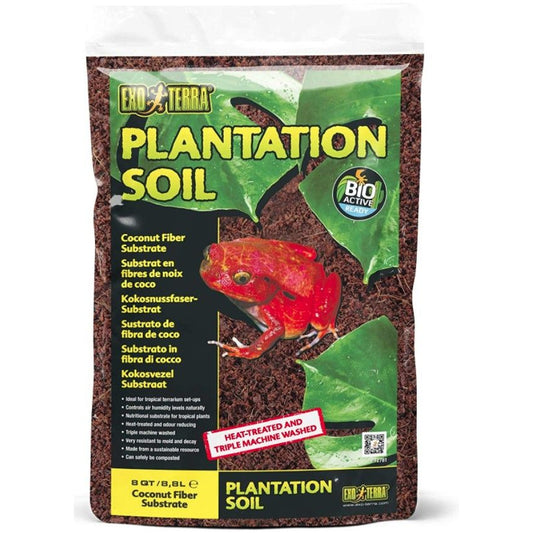 Exo Terra Plantation Soil Reptile Substrate-Reptile-Exo-Terra-8 quarts-