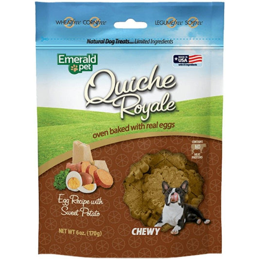 Emerald Pet Quiche Royal Sweet Potato Treat for Dogs-Dog-Emerald Pet-6 oz-