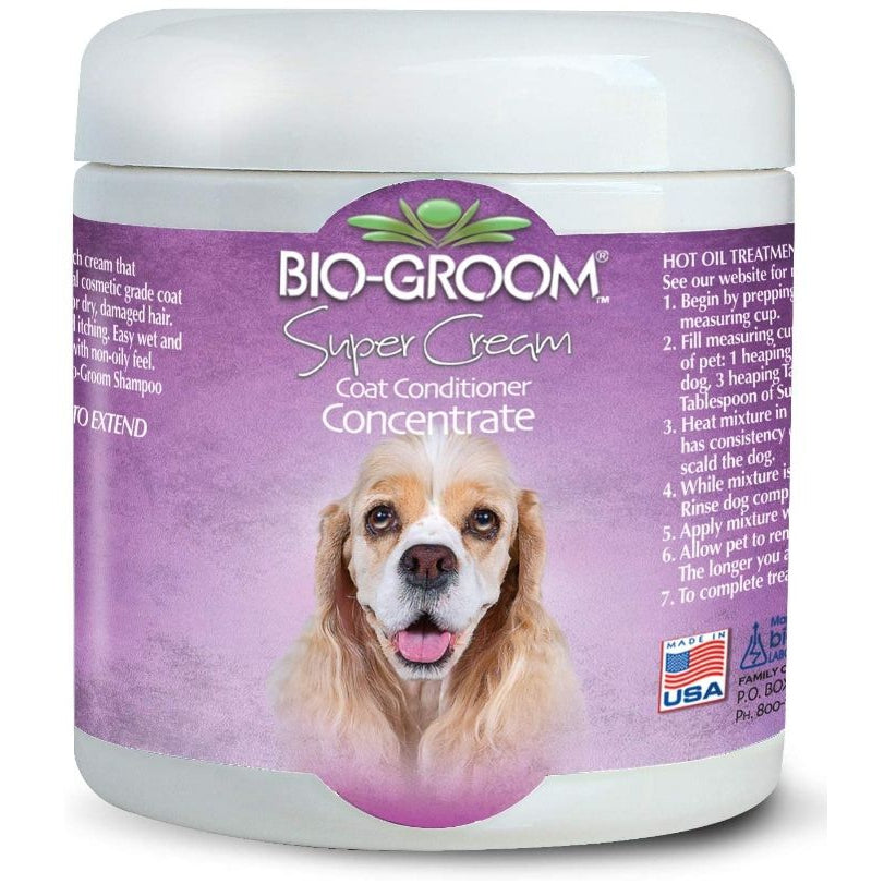 Bio Groom Super Cream Coat Conditioner Concentrate for Dogs-Dog-Bio-Groom-8 oz-