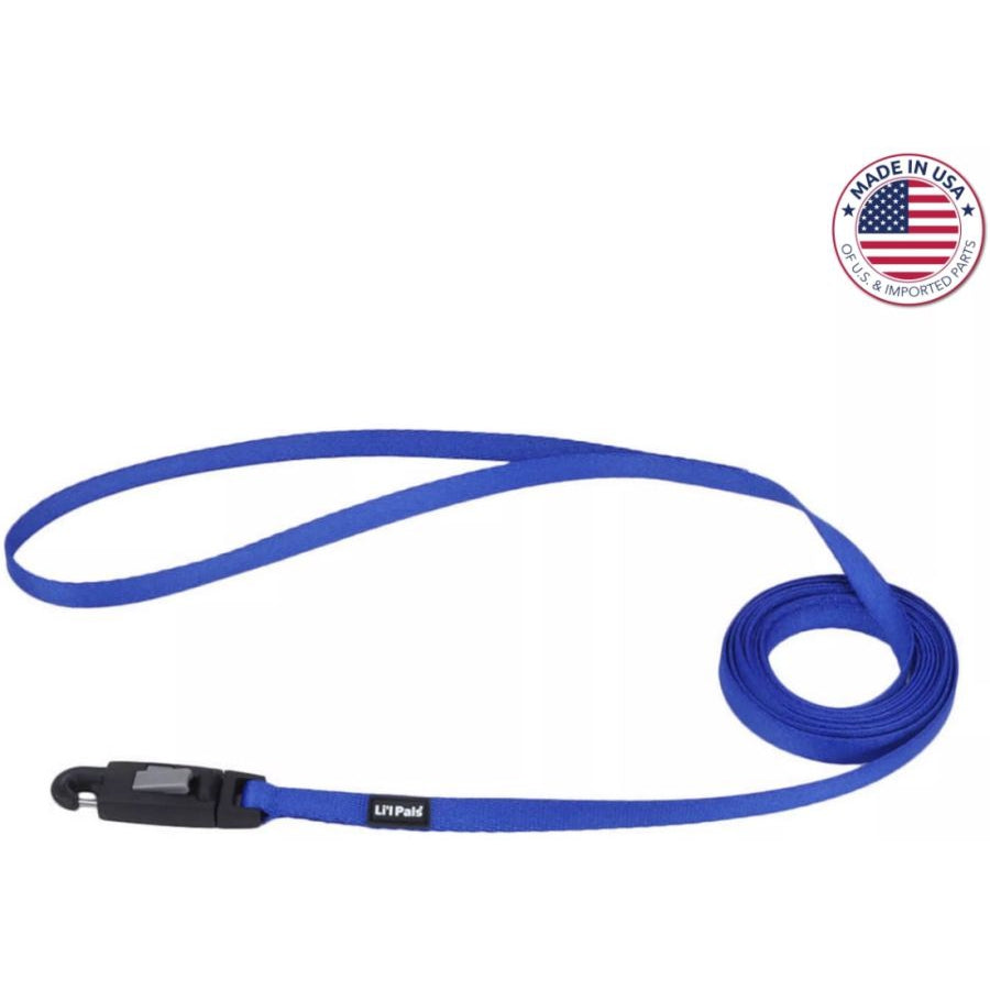 Coastal Pet Lil Pals Dog Leash with E-Z Snap Blue-Dog-Coastal Pet-6 feet x 3/8""W-