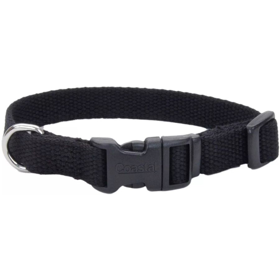 Coastal Pet New Earth Soy Adjustable Dog Collar Onyx Black-Dog-Coastal Pet-18-26"L x 1"W-