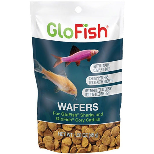 GloFish Cory Wafers Fish Food for GloFish Sharks and Cory Catfish-Fish-GloFish-1.58 oz-