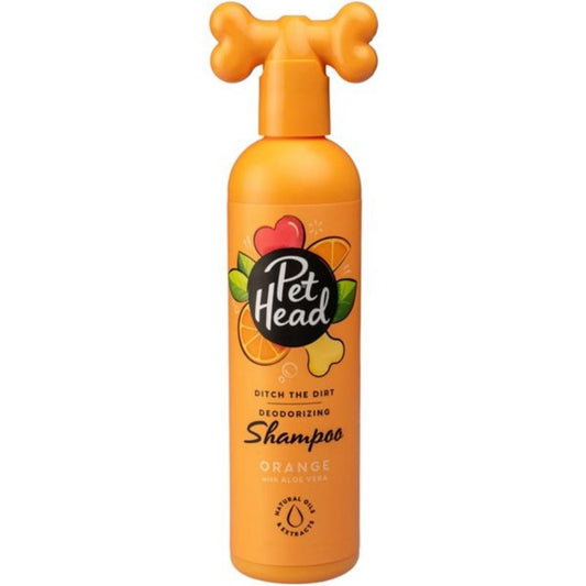 Pet Head Ditch the Dirt Deodorizing Shampoo for Dogs Orange with Aloe Vera-Dog-Pet Head-16 oz-