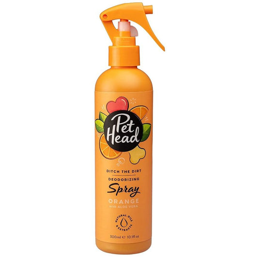 Pet Head Ditch the Dirt Deodorizing Spray for Dogs Orange with Aloe Vera-Dog-Pet Head-10.1 oz-