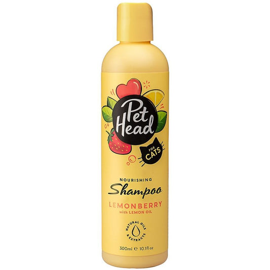 Pet Head Nourishing Shampoo for Cats Lemonberry with Lemon Oil-Cat-Pet Head-10.1 oz-