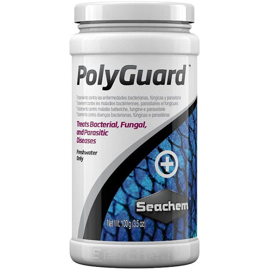 Seachem PolyGuard Treat Bacterial, Fungal, and Parasitic Diseases for Freshwater Aquariums-Fish-Seachem-3.5 oz-
