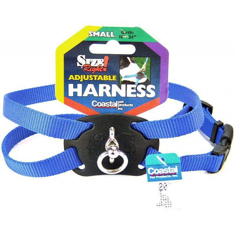 Coastal Pet Size Right Nylon Adjustable Harness - Blue-Dog-Coastal Pet-Small (Girth Size 18"-24")-