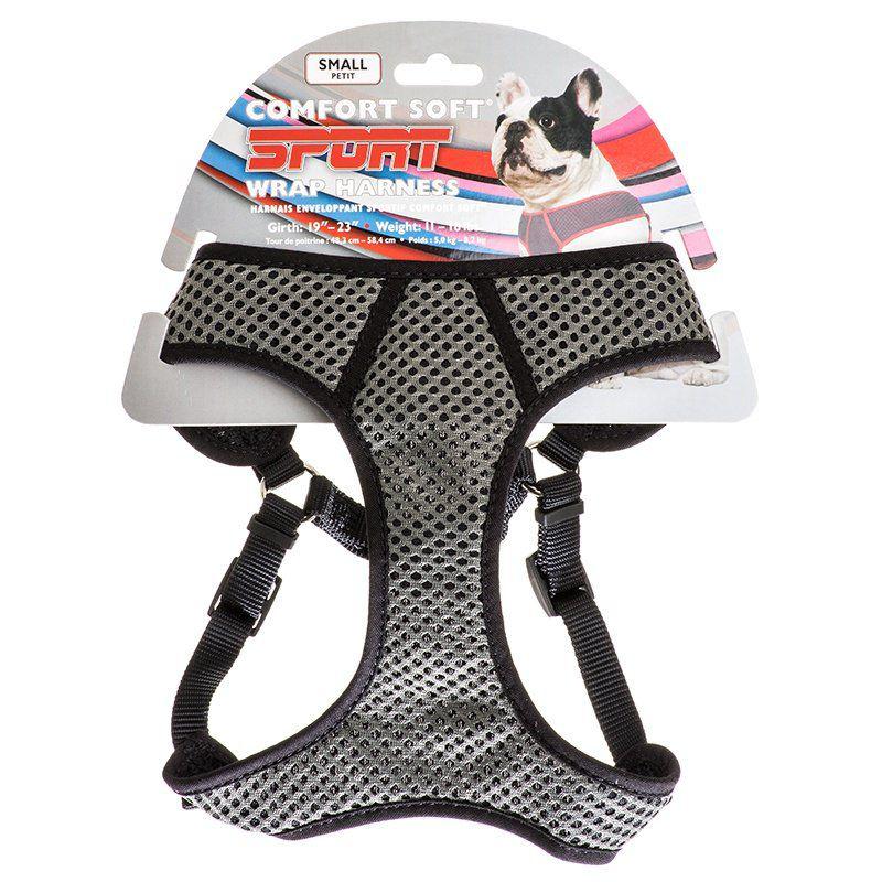 Coastal Pet Sport Wrap Adjustable Harness - Black-Dog-Coastal Pet-Small (Girth Size 19"-23")-