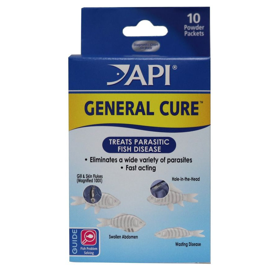 API General Cure Powder-Fish-API-10 Packets - (325 mg Each)-