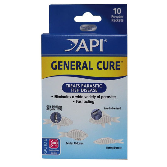 API General Cure Powder-Fish-API-10 Packets - (325 mg Each)-