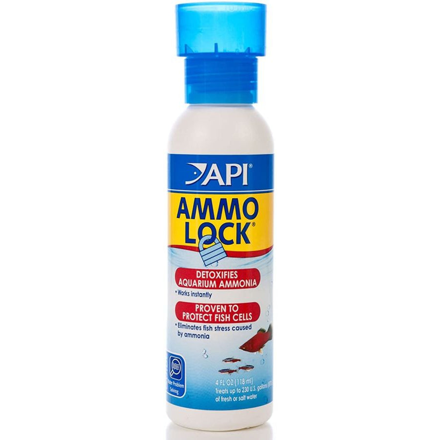API Ammo Lock Ammonia Detoxifier for Aquariums-Fish-API-4 oz (Treats 236 Gallons)-