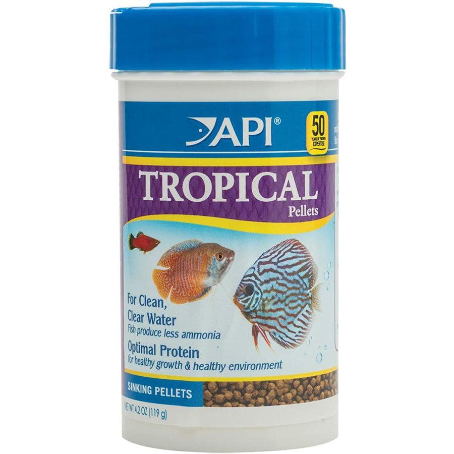API Tropical Premium Pellet Food-Fish-API-Regular Pellet - 4.2 oz-