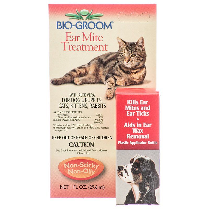 Bio Groom Ear Mite Treatment with Aloe Vera-Dog-Bio-Groom-1 oz-