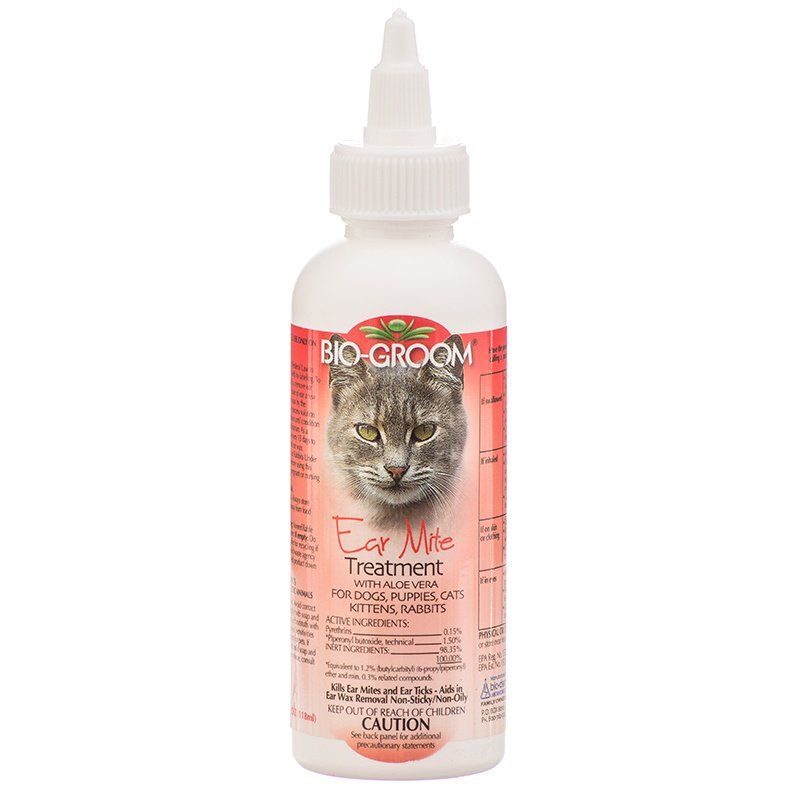 Bio Groom Ear Mite Treatment with Aloe Vera-Dog-Bio-Groom-4 oz-
