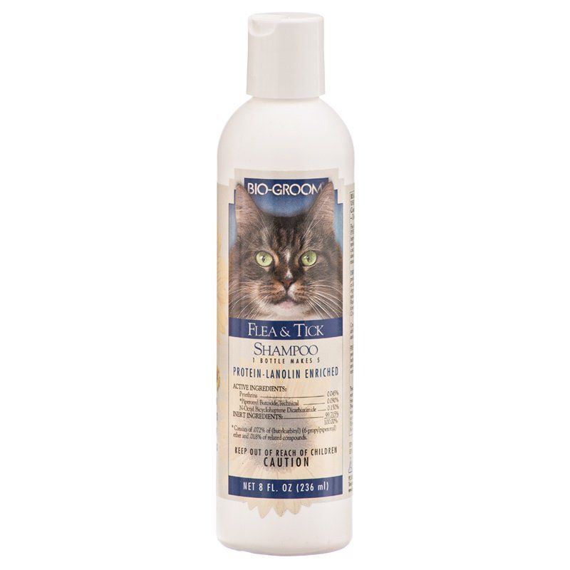 Bio Groom Flea & Tick Shampoo for Cats-Cat-Bio-Groom-8 oz-