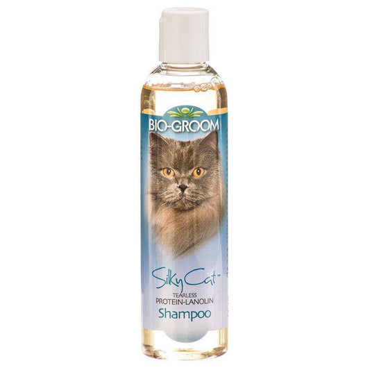 Bio Groom Silky Cat Tearless Protein & Lanolin Shampoo-Cat-Bio-Groom-8 oz-