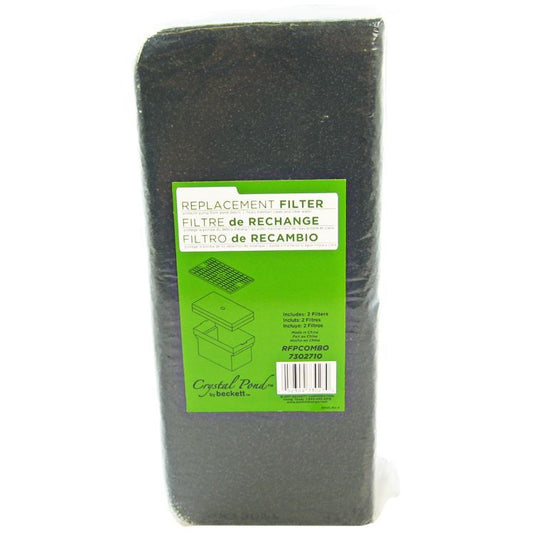 Beckett Bio Filter Replacement Pad-Fish-Beckett-(2 Pads) 13" Long x 5.5" Wide-