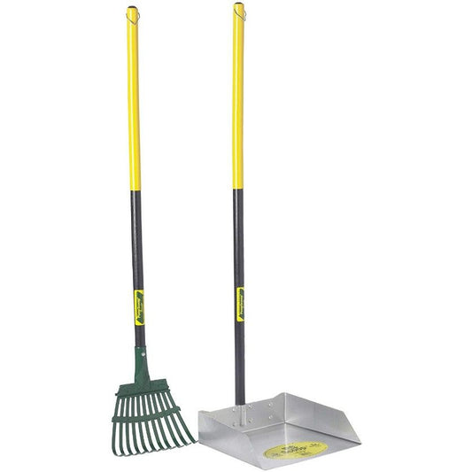 Flexrake Scoop & Rake with Wood Handle-Animals & Pet Supplies-BimBimPet-
