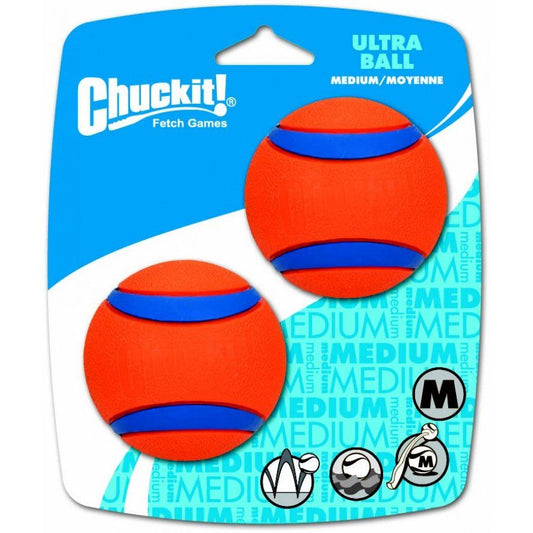 Chuckit Ultra Balls-Dog-Chuckit!-Medium - 2 Count - (2.25" Diameter)-