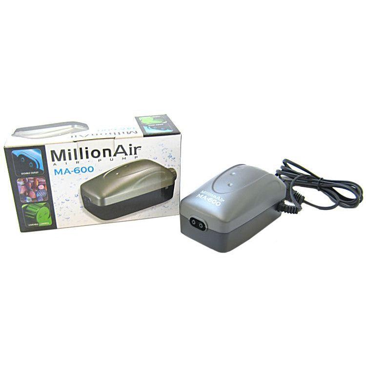 Via Aqua Million Air Pump-Fish-Via Aqua-MA600 - 2 Air Outlet (100 Gallon Tank)-