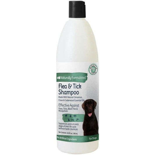 Miracle Care Natural Flea & Tick Shampoo for Dogs-Dog-Miracle Care-16.9 oz-