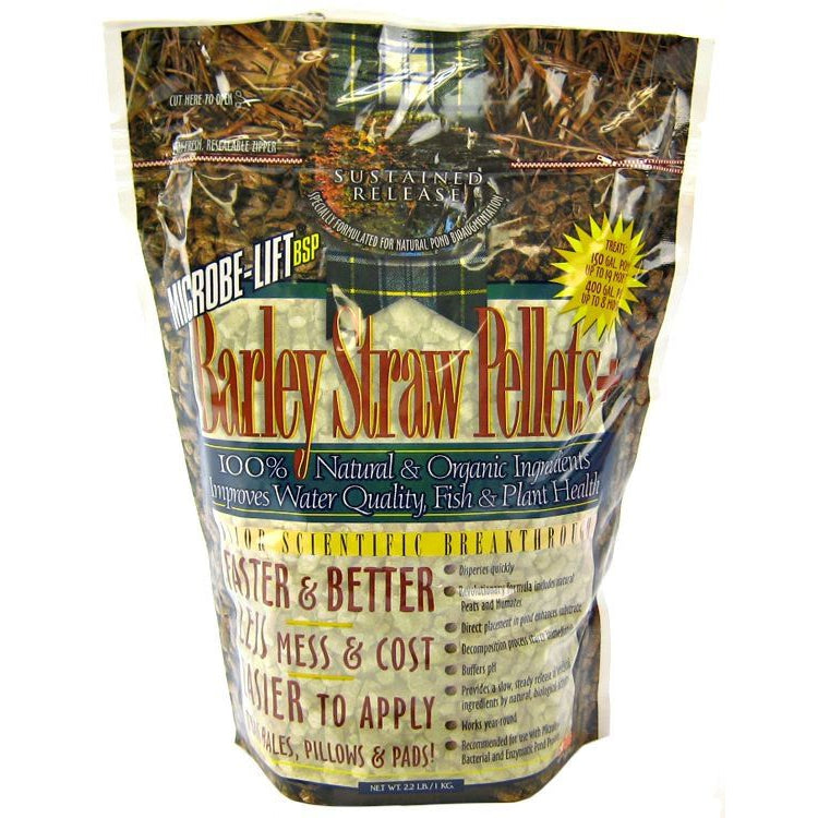 Microbe-Lift Barley Straw Pellets +-Fish-Microbe-Lift-2.2 lbs-