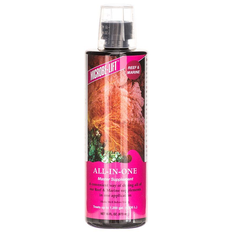 Microbe-Lift All in One Reef Supplement-Fish-Microbe-Lift-16 oz-