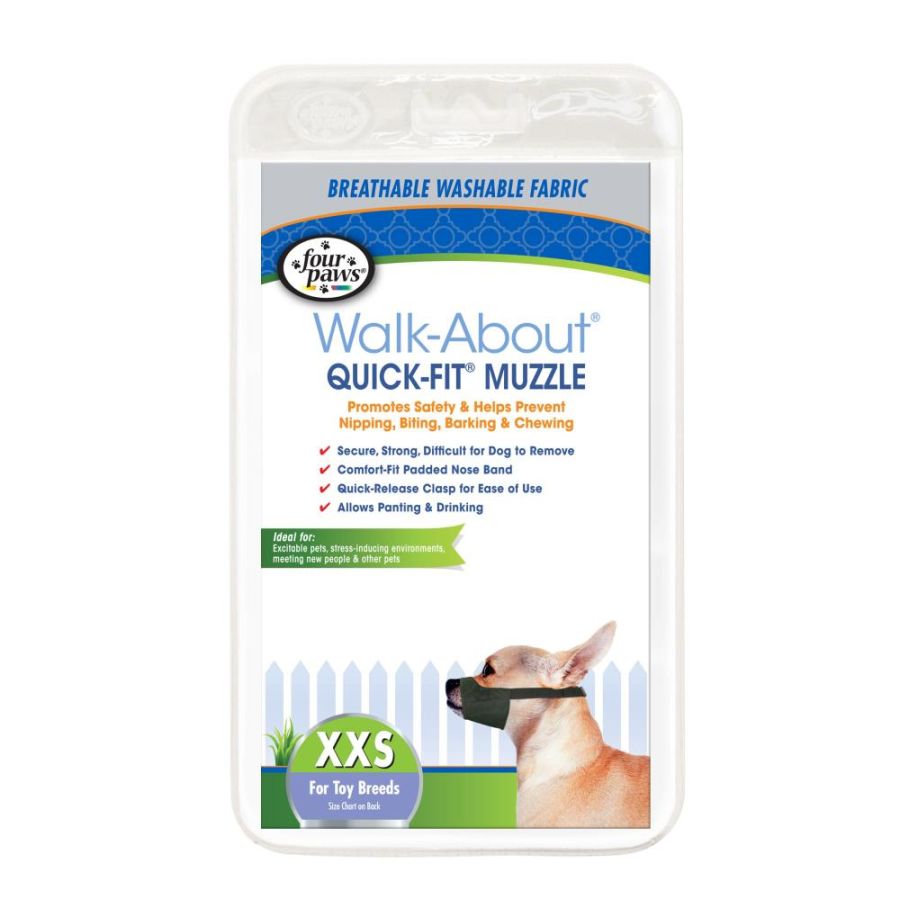 Four Paws Quick Fit Muzzle-Dog-Four Paws-Size 0 - Fits 4.5" Snout-