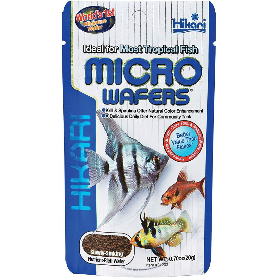 Hikari Micro Wafers for Small & Medium Size Tropical Fish-Fish-Hikari-.7 oz-