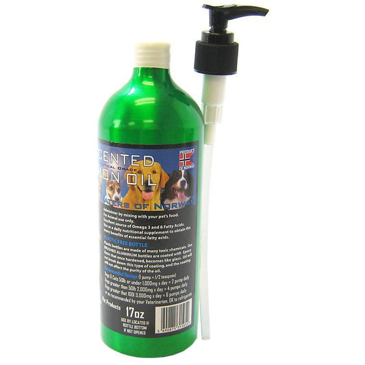 Iceland Pure Unscented Pharmaceutical Grade Salmon Oil-Dog-Iceland Pure Salmon Oil-16 oz-