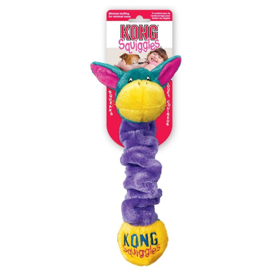 KONG Squiggles Plush Dog Pull Toy-Dog-KONG-Large (13"-22" Long)-