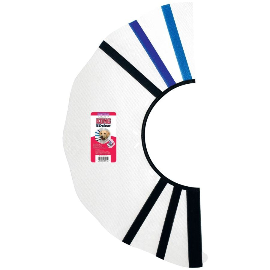 KONG EZ-Clear Elizabethan Collar-Dog-KONG-X-Large (13"-16" Neck - 9" Deep)-