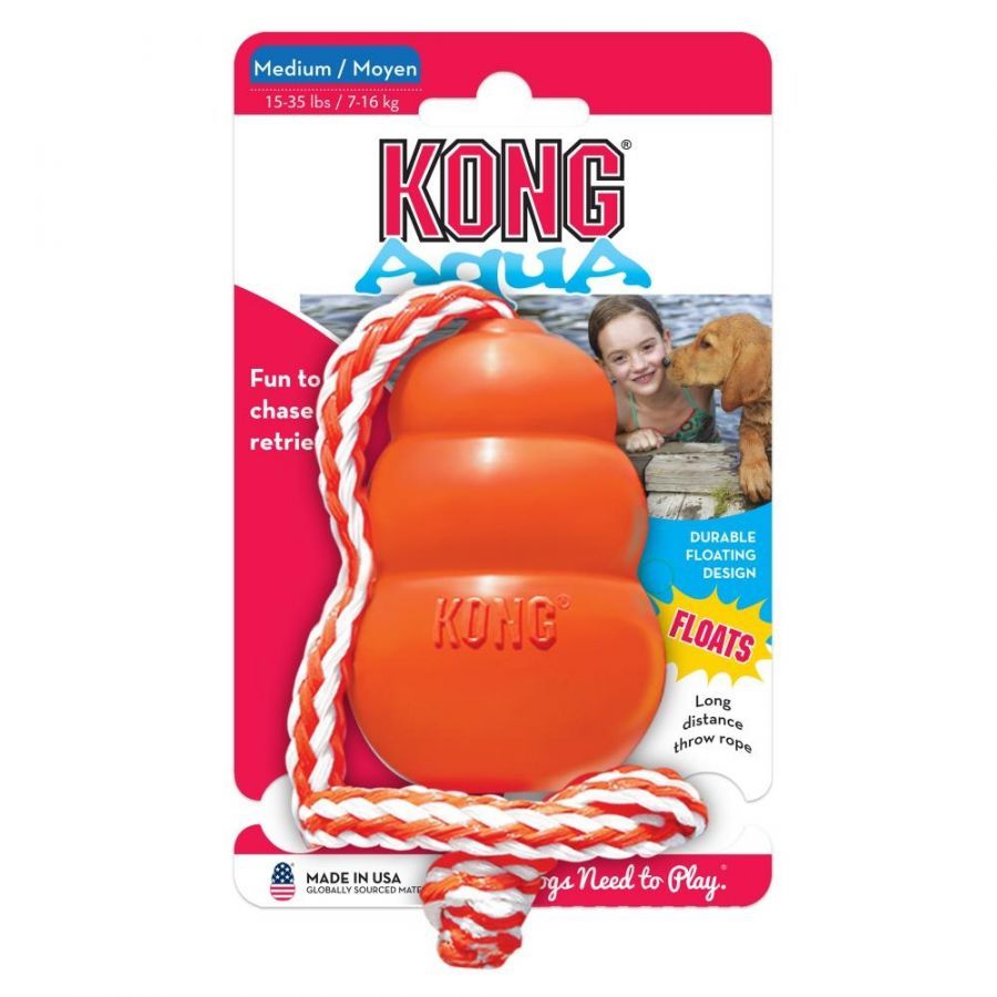 KONG Aquat Floating Dog Toy-Dog-KONG-Medium - Dogs 15-35 lbs-