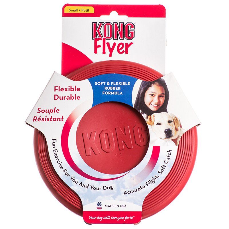 KONG Flyer Dog Disc-Dog-KONG-Small - 6.5" Diameter-