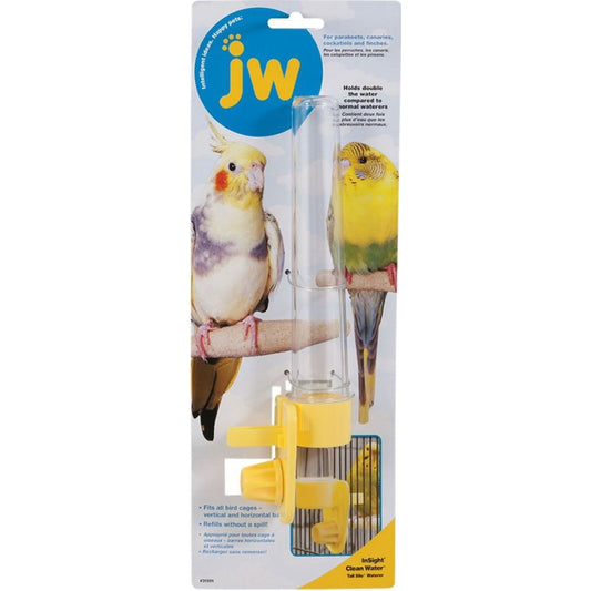 JW Insight Clean Water Silo Waterer-Bird-JW Pet-Tall - 14.75" Tall-