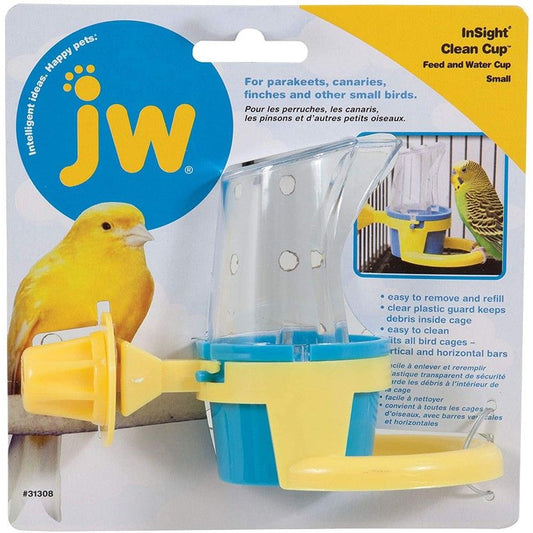 JW Insight Clean Cup Feed & Water Cup-Bird-JW Pet-Small (2" Diameter x 3" Tall)-