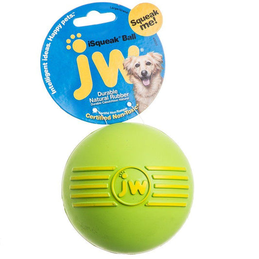 JW Pet iSqueak Ball - Rubber Dog Toy-Dog-JW Pet-Medium - 3" Diameter-
