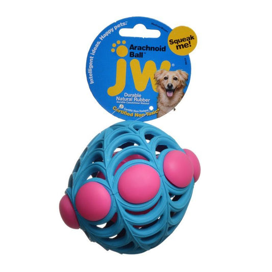JW Pet Arachnoid Ball Squeaker Dog Toy-Dog-JW Pet-Medium - 5" Diameter-