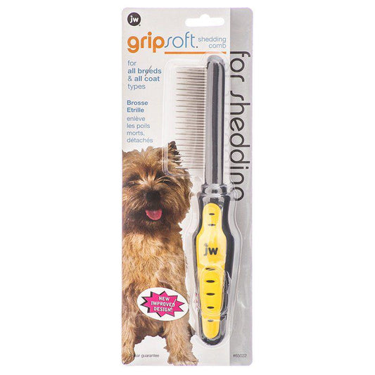 JW Gripsoft Shedding Comb-Dog-JW Pet-Shedding Comb-