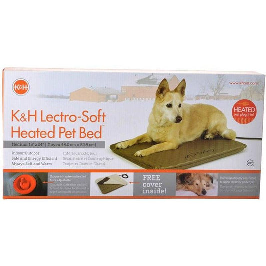 K&H Pet Products Lectro Soft Heating Bed - Indoor/Outdoor-Animals & Pet Supplies-BimBimPet-