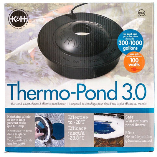 K&H Pet Products Floating Pond De-Icer-Fish-K&H Pet Products-100 Watts-